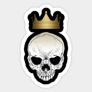 Crowned Skull Sticker